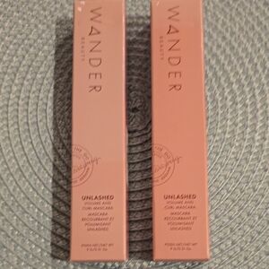 WANDER BEAUTY BRAND WOMEN'S BLACK "TARMAC" VOLUME AND CURL MASCARA BUNDLE OF 2